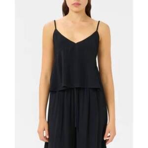 NEW GESTUZ camila singlet top in black